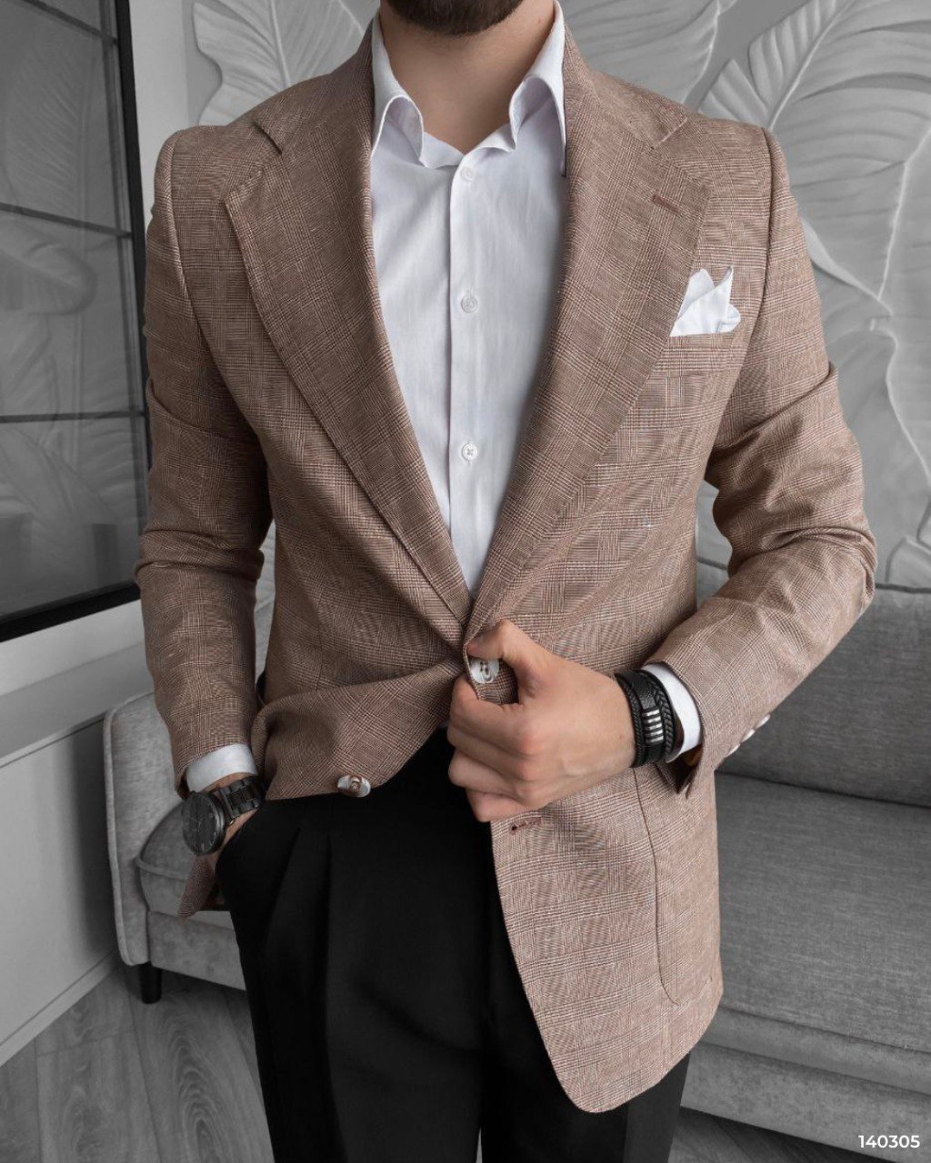 Пиджак классический в клетку 🏁